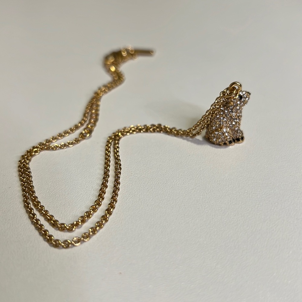 Kate Spade Polar Bear Mini Pendant Necklace